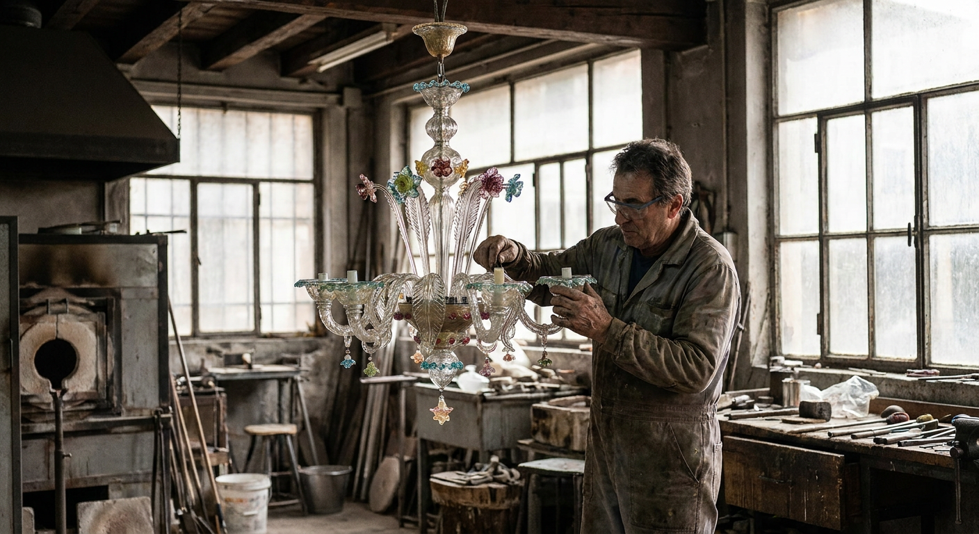 Authentic Murano Chandelier: A Guide to the Light That Furnishes